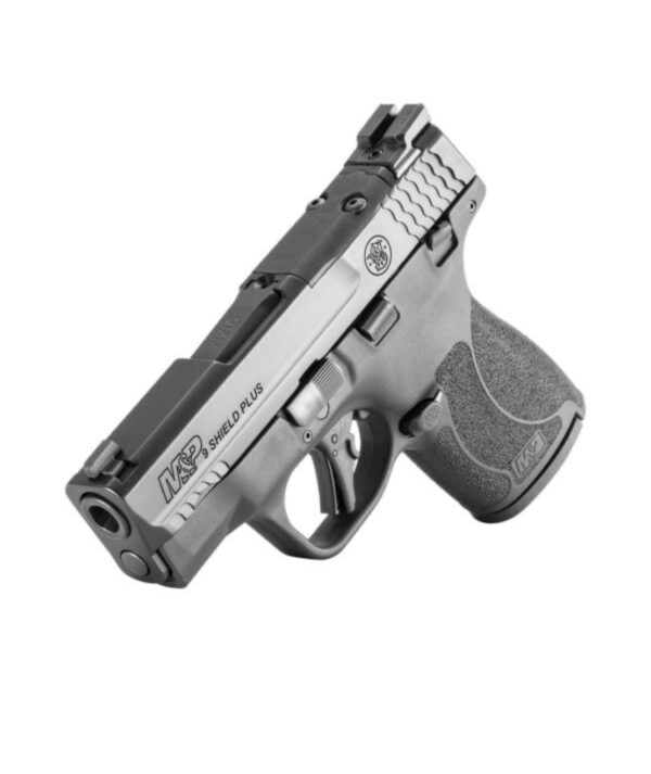 S&W M&P SHIELD PLUS MS OPTICS READY 10 ROUND 9MM PISTOL, BLACK - 13559