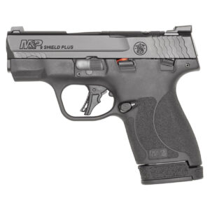 S&W M&P SHIELD PLUS THUMB SAFETY OPTICS READY 9MM PISTOL, BLACK - 13536