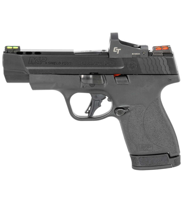 SMITH & WESSON M&P9 SHIELD PLUS 9MM 13RD 4" PORTED BARREL W/ CT RED DOT - 13253