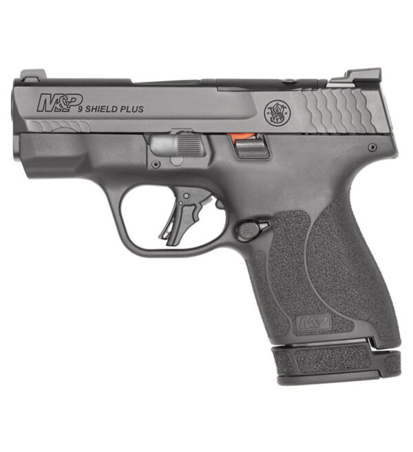 S&W M&P SHIELD PLUS NIGHT SIGHTS OPTICS READY NTS 9MM PISTOL WITH BUG OUT BAG BUNDLE, BLACK - 13593