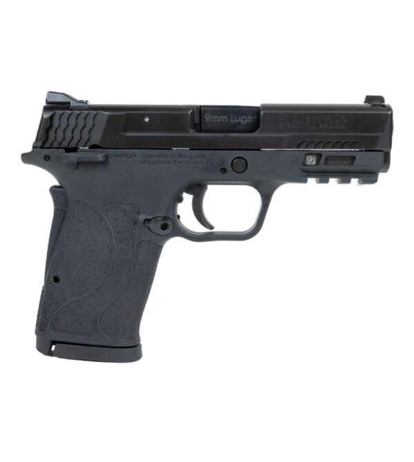 SMITH & WESSON M&P SHIELD EZ 9MM PISTOL WITH MANUAL SAFETY, BLACK - 12436