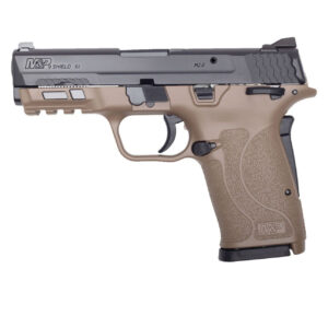 SMITH & WESSON M&P 9 SHIELD EZ 9MM PISTOL, FDE W/ BLACK SLIDE - 13315