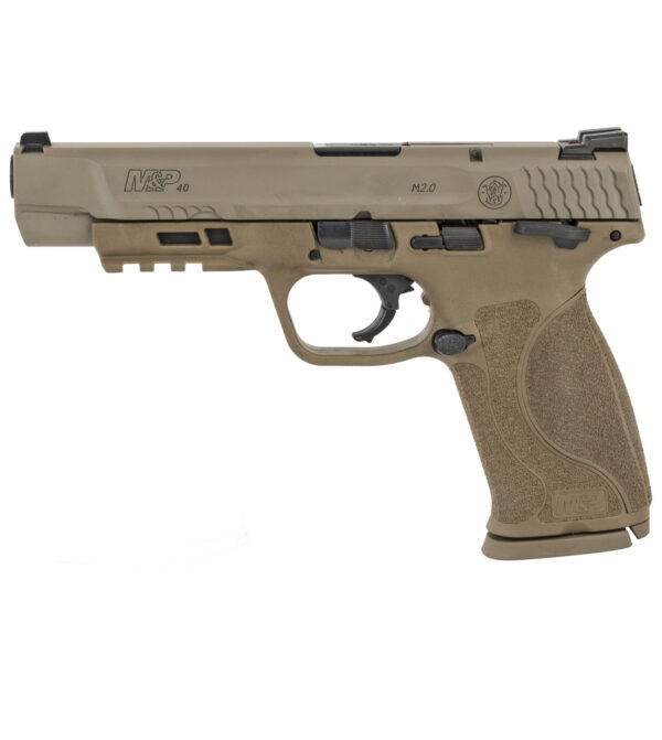 SMITH & WESSON M&P 2.0 .40 S&W PISTOL, 5" BARREL, FIXED SIGHTS, FLAT DARK EARTH - 11595