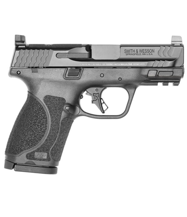 SMITH & WESSON M&P 2.0 9MM PISTOL, 3.6" BARREL, OPTIC HEIGHT SIGHTS, BLACK - 13571