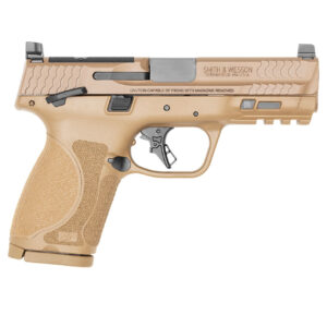 SMITH & WESSON M&P 2.0 9MM PISTOL, 4" BARREL, OPTIC HEIGHT SIGHTS, FLAT DARK EARTH - 13573