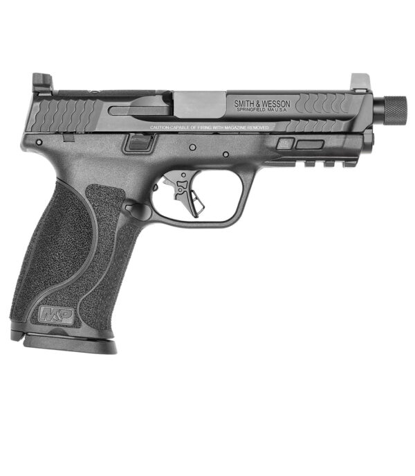 SMITH & WESSON M&P9 9MM PISTOL, 4.625" BARREL, OPTIC HEIGHT SIGHTS, BLACK - 13585