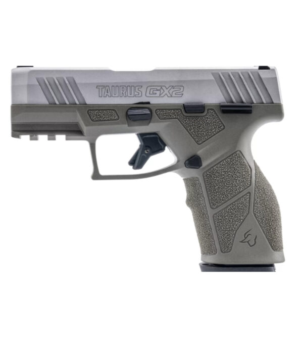 TAURUS GX2 3.38" 9MM PISTOL W/ (2)13RD MAGS, OG/SS